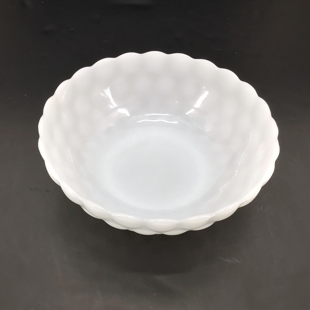 Vintage Hobnail Milkglass Bowl Candy Dish